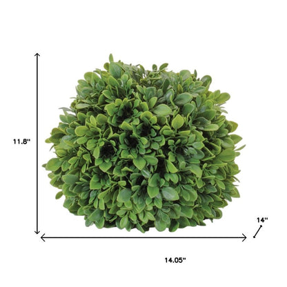 Set of Two 12" Green Artificial Foliage Tree