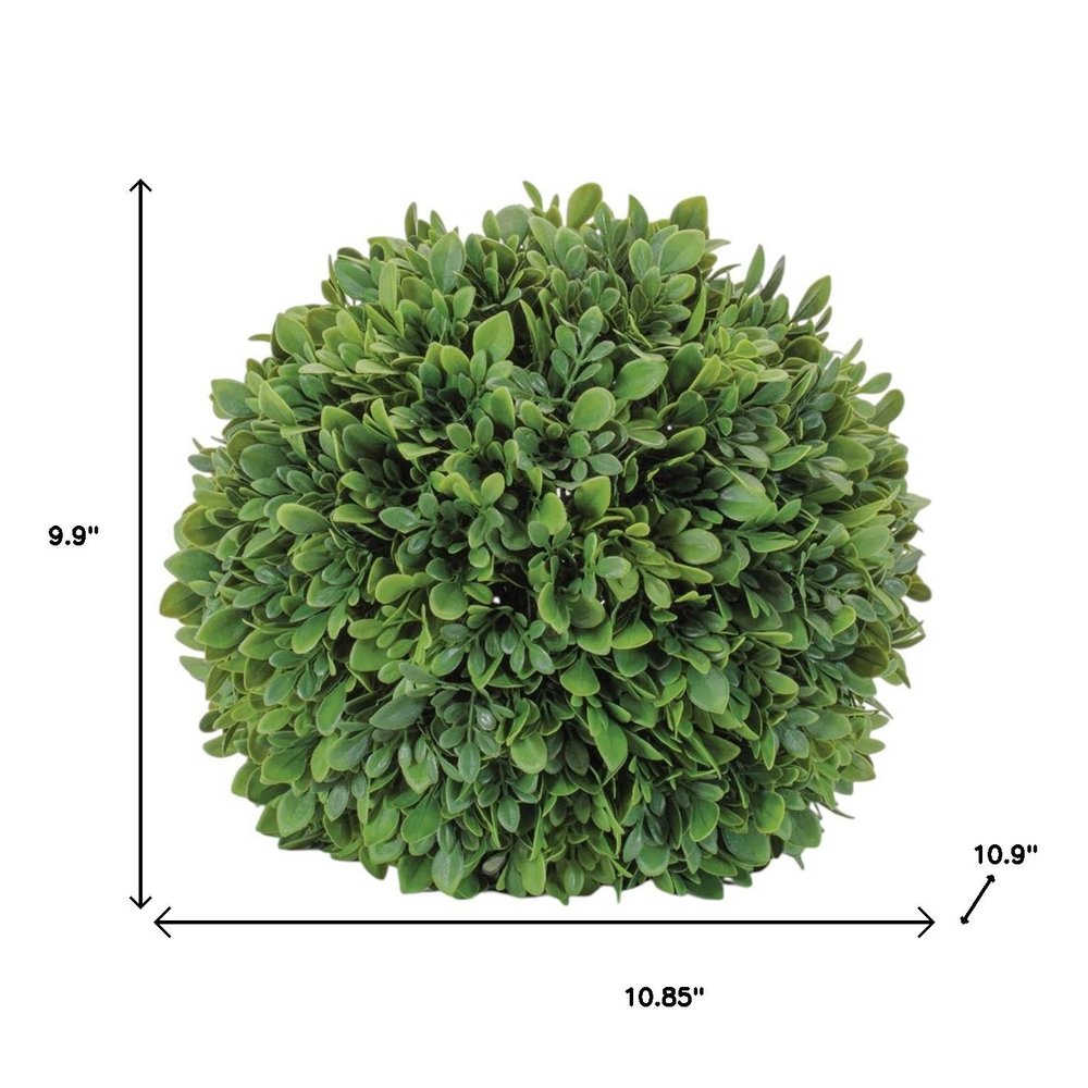 Set of Two 10" Green Artificial Foliage Tree
