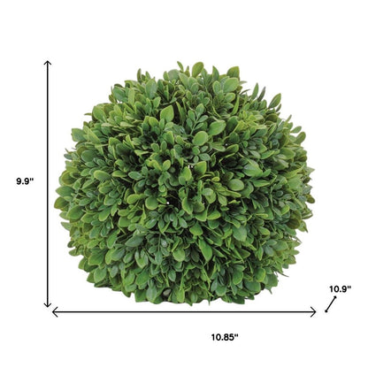 Set of Two 10" Green Artificial Foliage Tree