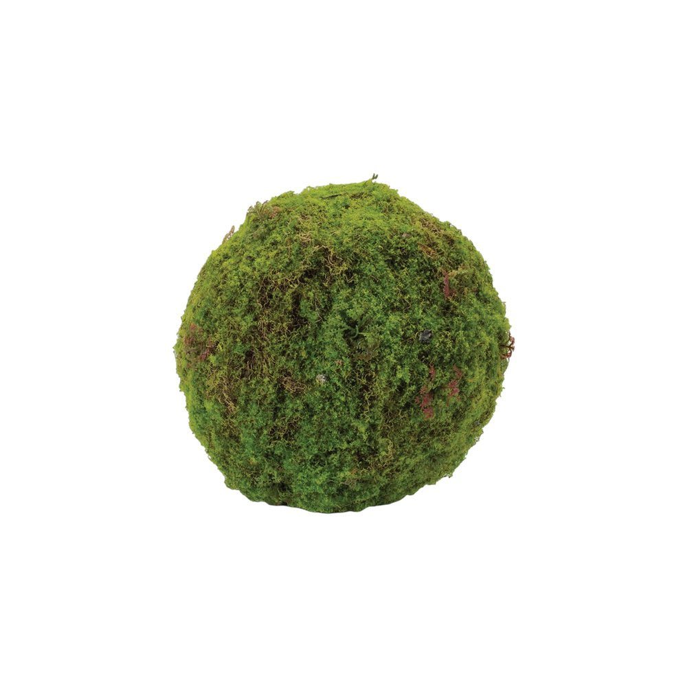 Set of Two 9" Green And Brown Artificial Moss Tree
