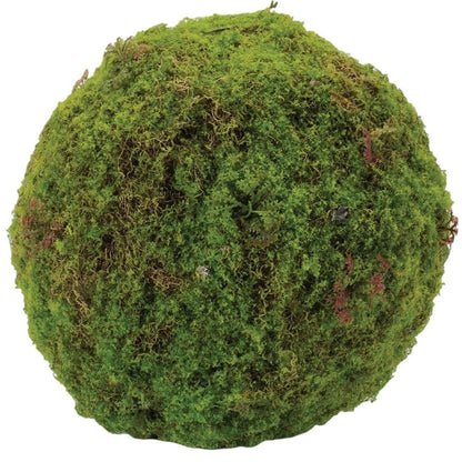 Set of Two 9" Green And Brown Artificial Moss Tree