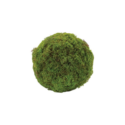 Set of Two 7" Green And Brown Artificial Moss Tree