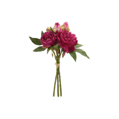 Set of Two 6" Pink Blush And Green Artificial Flowering Tree