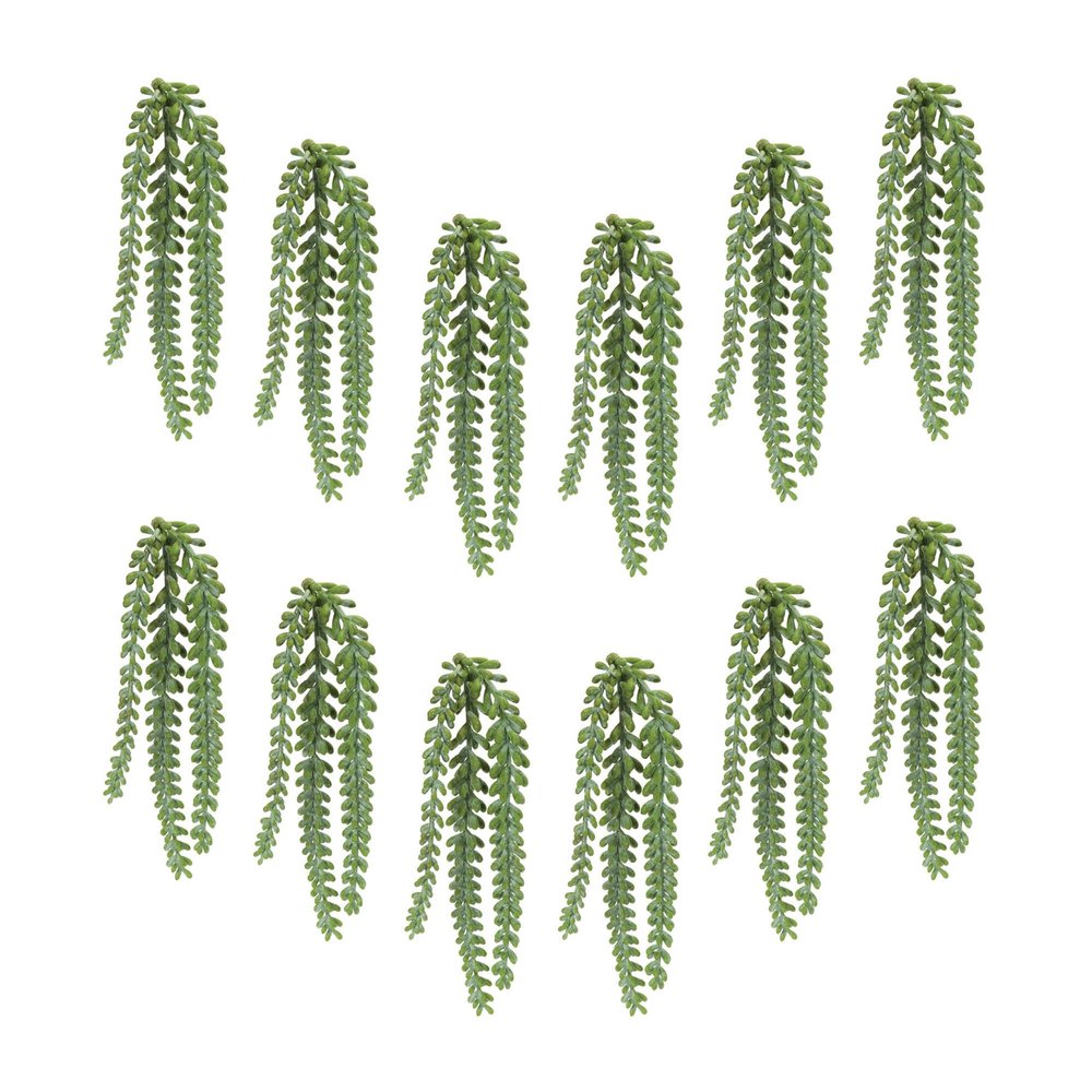 12 2" Green Artificial Succulent Tree