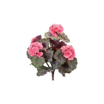 Set of Two 7" Pink And Green Artificial Flowering Tree