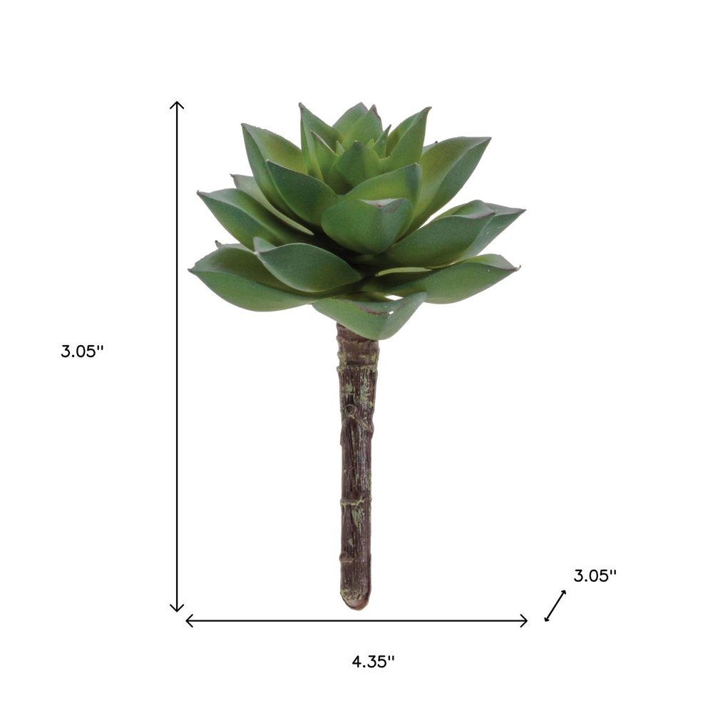 12 3" Green And Brown Artificial Succulent Tree