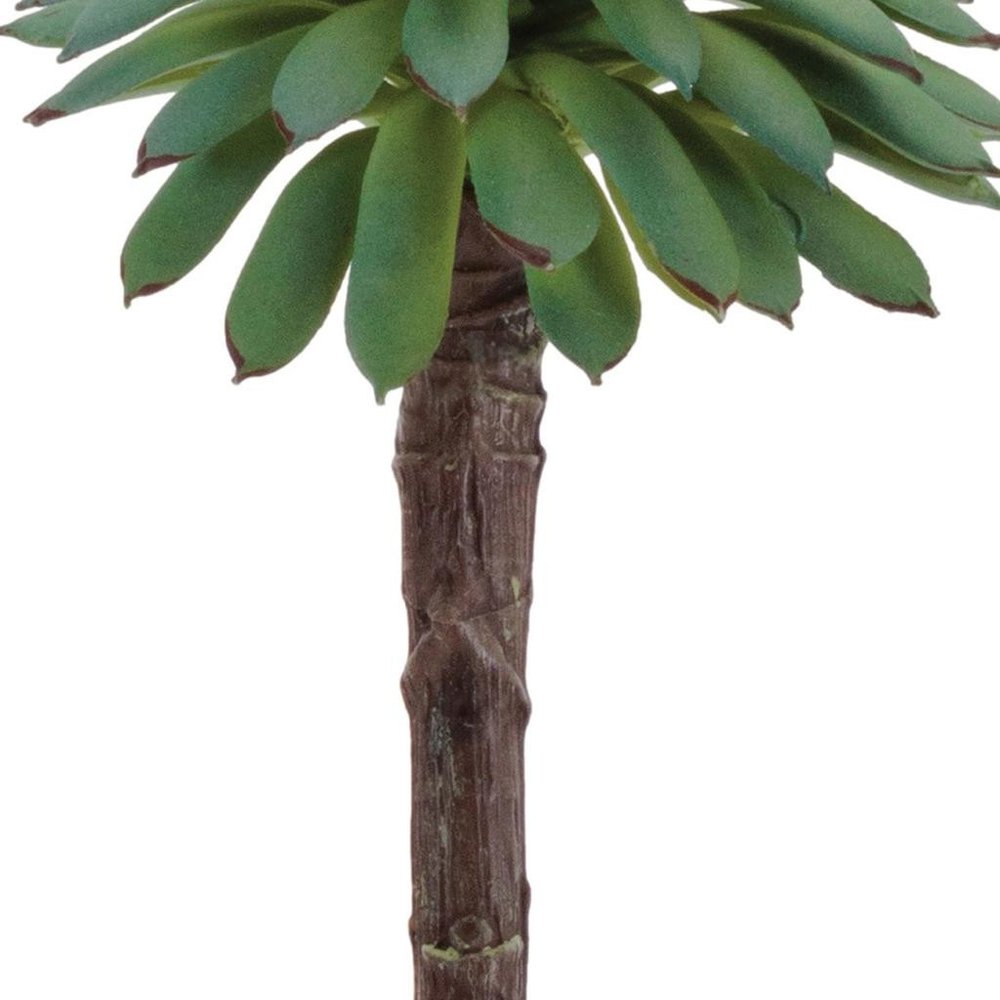 12 2" Green And Brown Artificial Succulent Tree