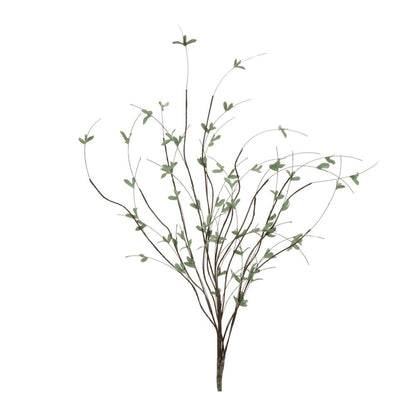 Set of Four 11" Green And Brown Artificial Foliage Tree
