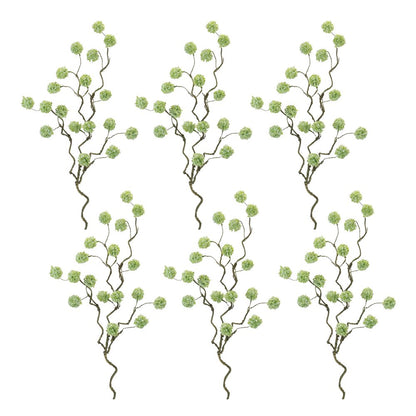Set of Six 30" Green And Brown Artificial