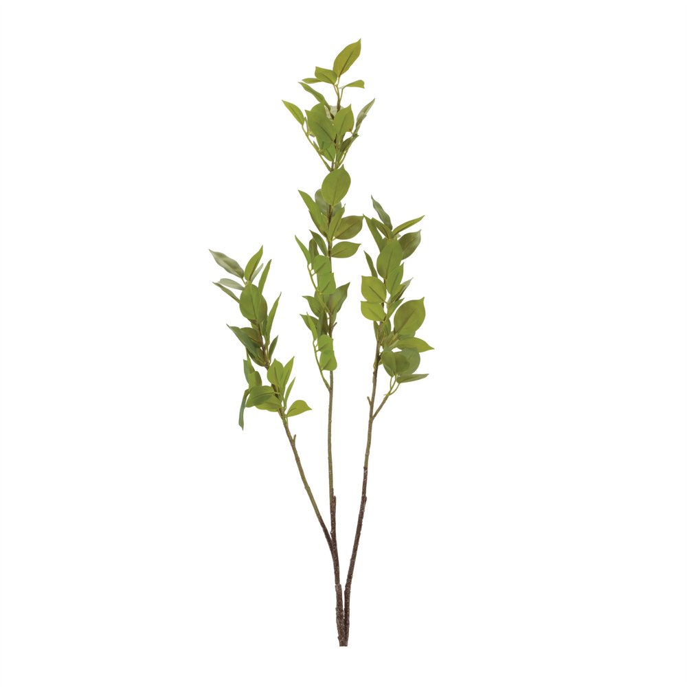 Set of Six 3" Green And Brown Artificial Foliage Tree