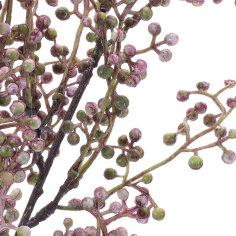 Set of Six 20" Purple And Green Artificial