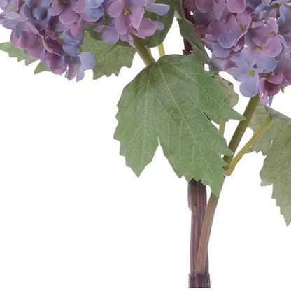 Set of Two 5" Purple Green And Brown Artificial