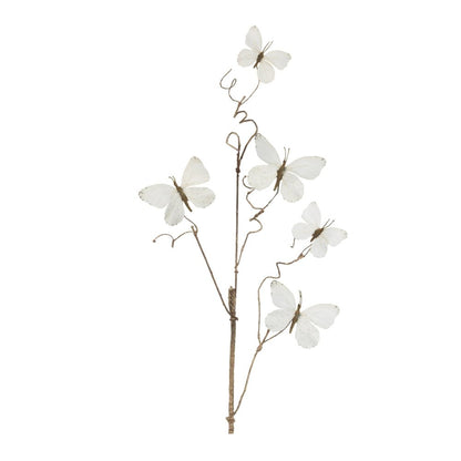 Set of Four 3" White Artificial