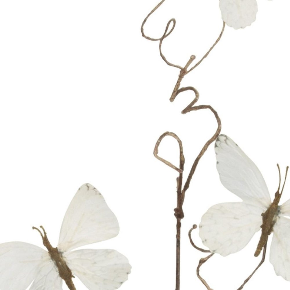 Set of Four 3" White Artificial