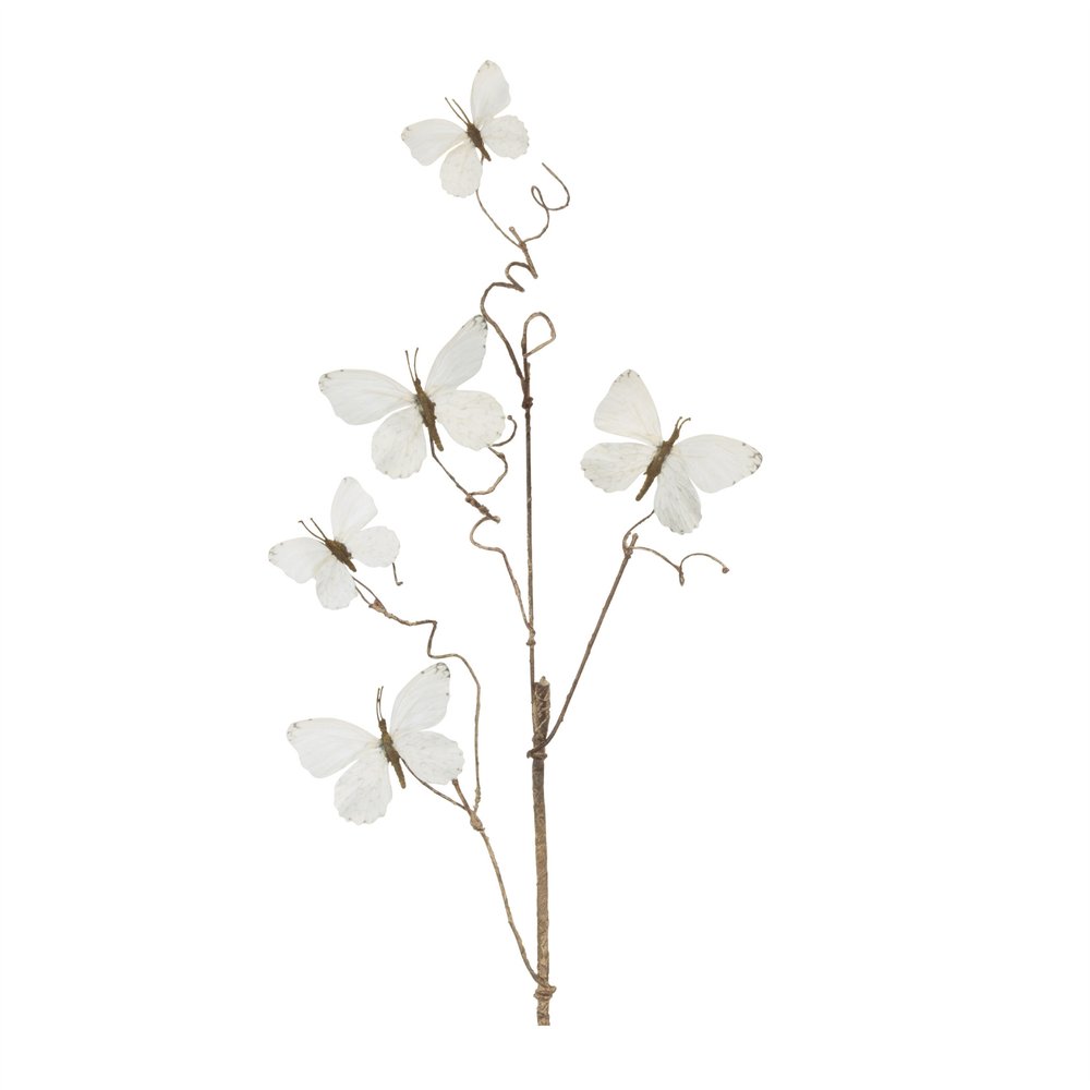 Set of Four 3" White Artificial