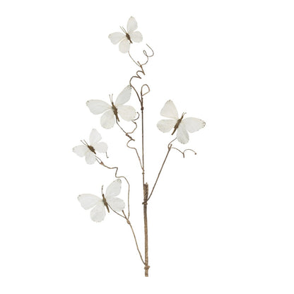 Set of Four 3" White Artificial