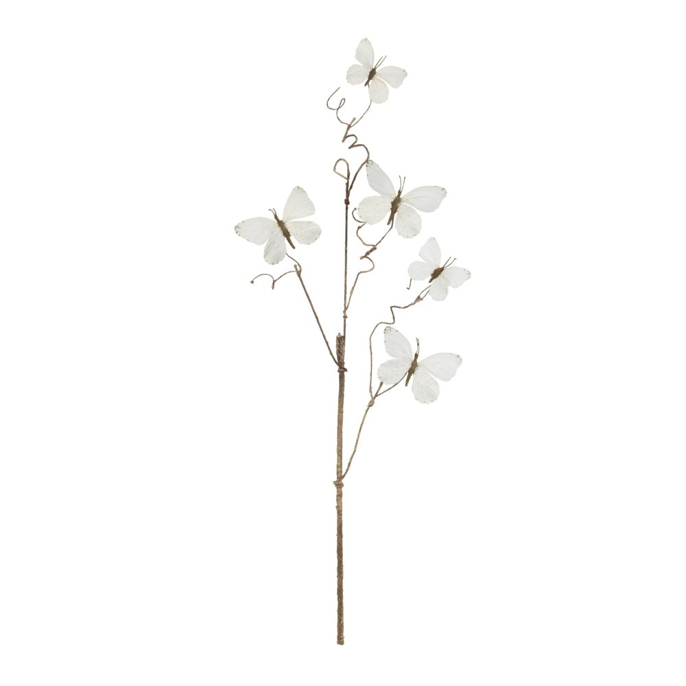Set of Four 3" White Artificial