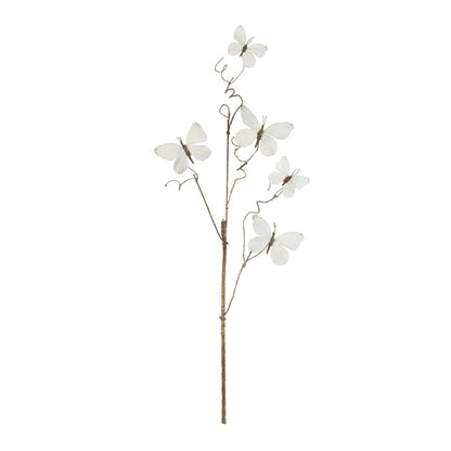 Set of Four 3" White Artificial