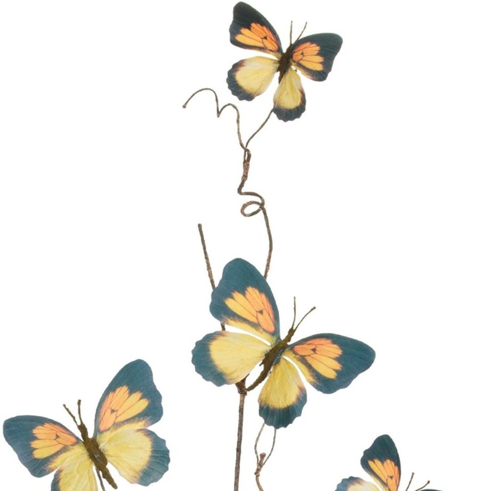 Set of Four 6" Yellow Artificial