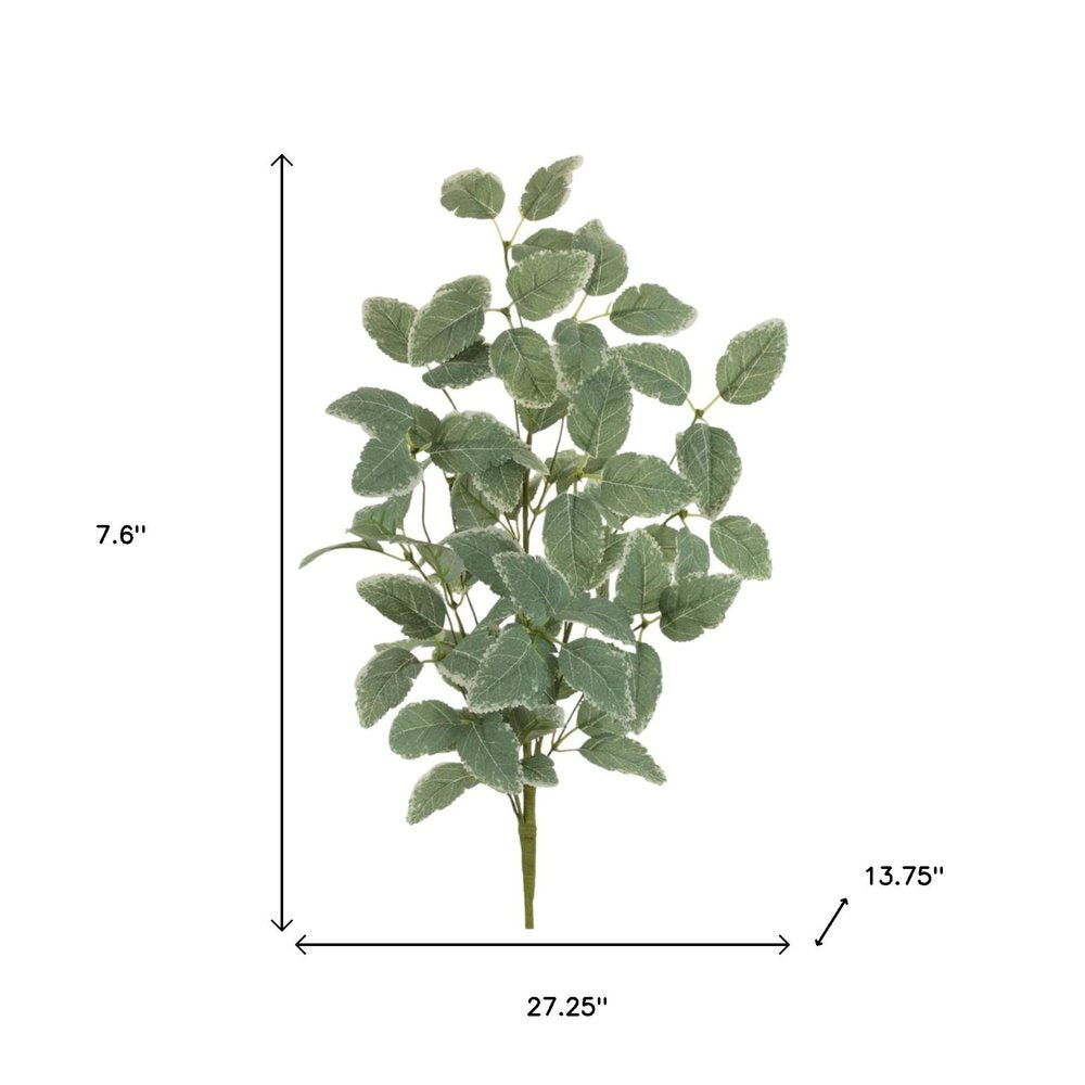 Set of Two 8" Green Artificial Foliage Tree