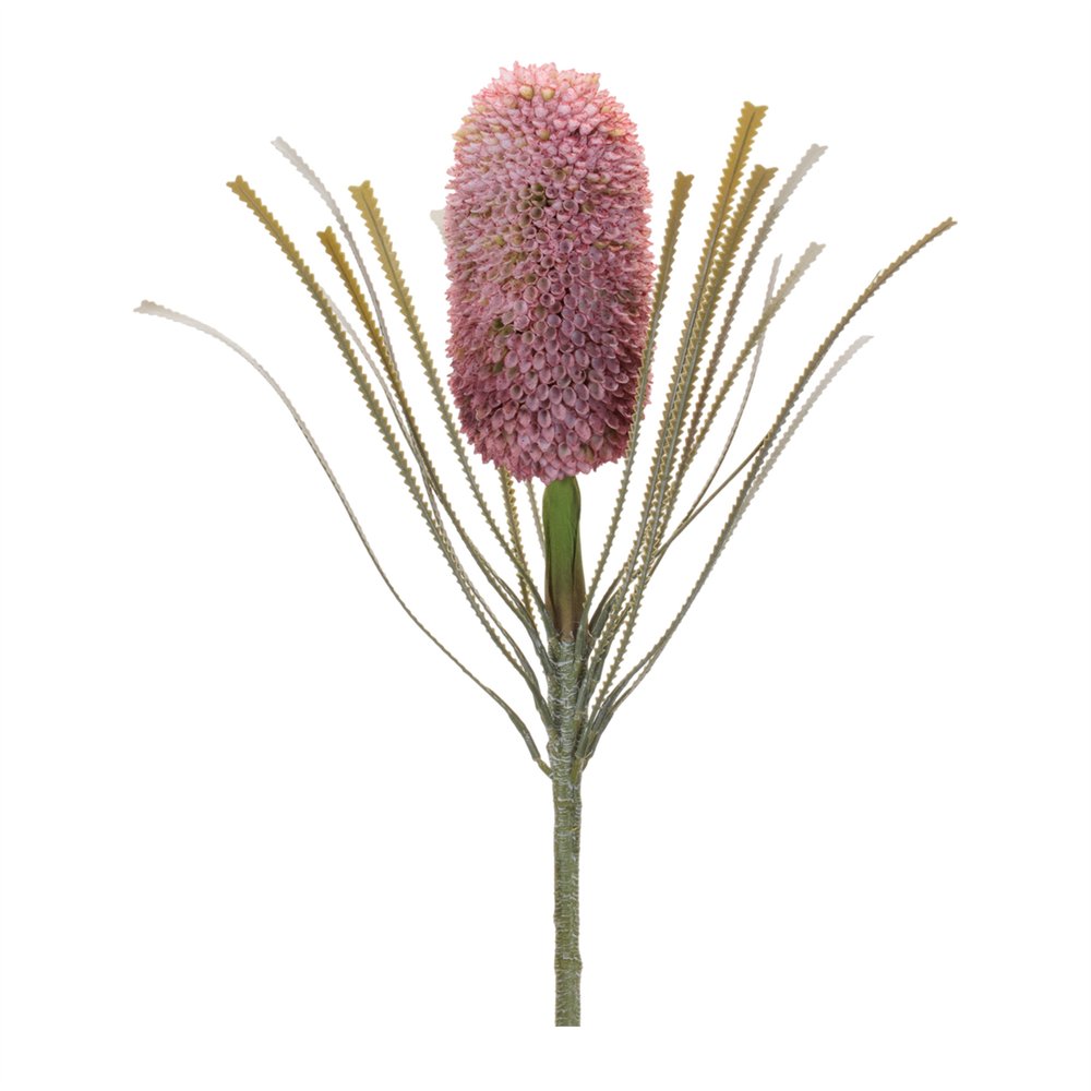 Set of Two 7" Pink White And Green Artificial Flowering Tree