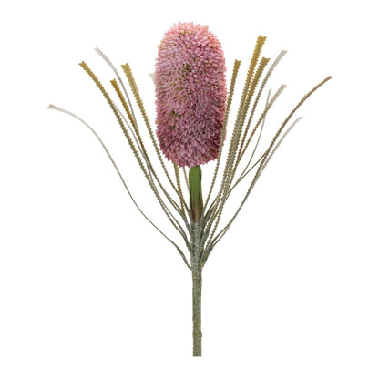 Set of Two 7" Pink White And Green Artificial Flowering Tree