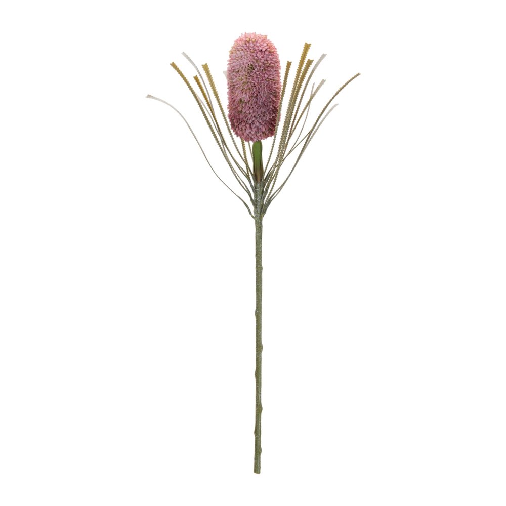 Set of Two 7" Pink White And Green Artificial Flowering Tree