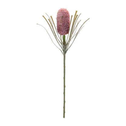 Set of Two 7" Pink White And Green Artificial Flowering Tree