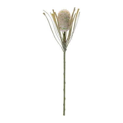 Set of Two 5" Green And White Artificial Flowering Tree