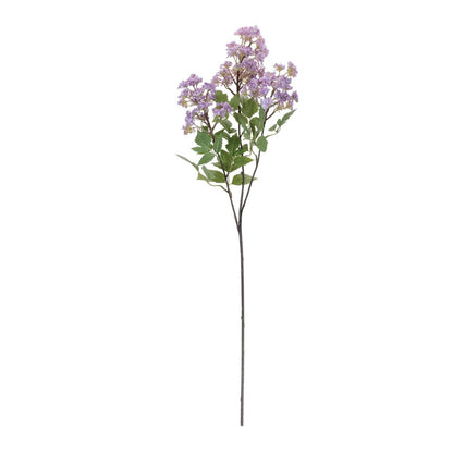 Set of Four 4" Purple Green And Brown Artificial Flowering Tree