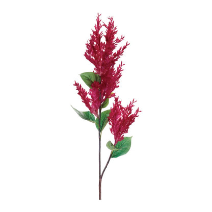 Set of Two 4" Red And Green Artificial Flowering Tree