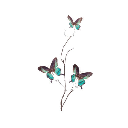 Set of Four 6" Blue Artificial