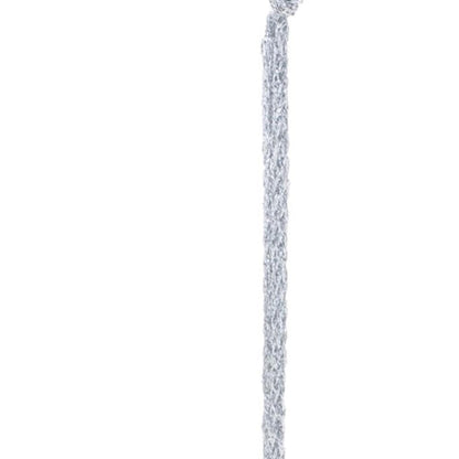 Set of Two Silver Metal Snowflake Shape Ornaments HomeRoots