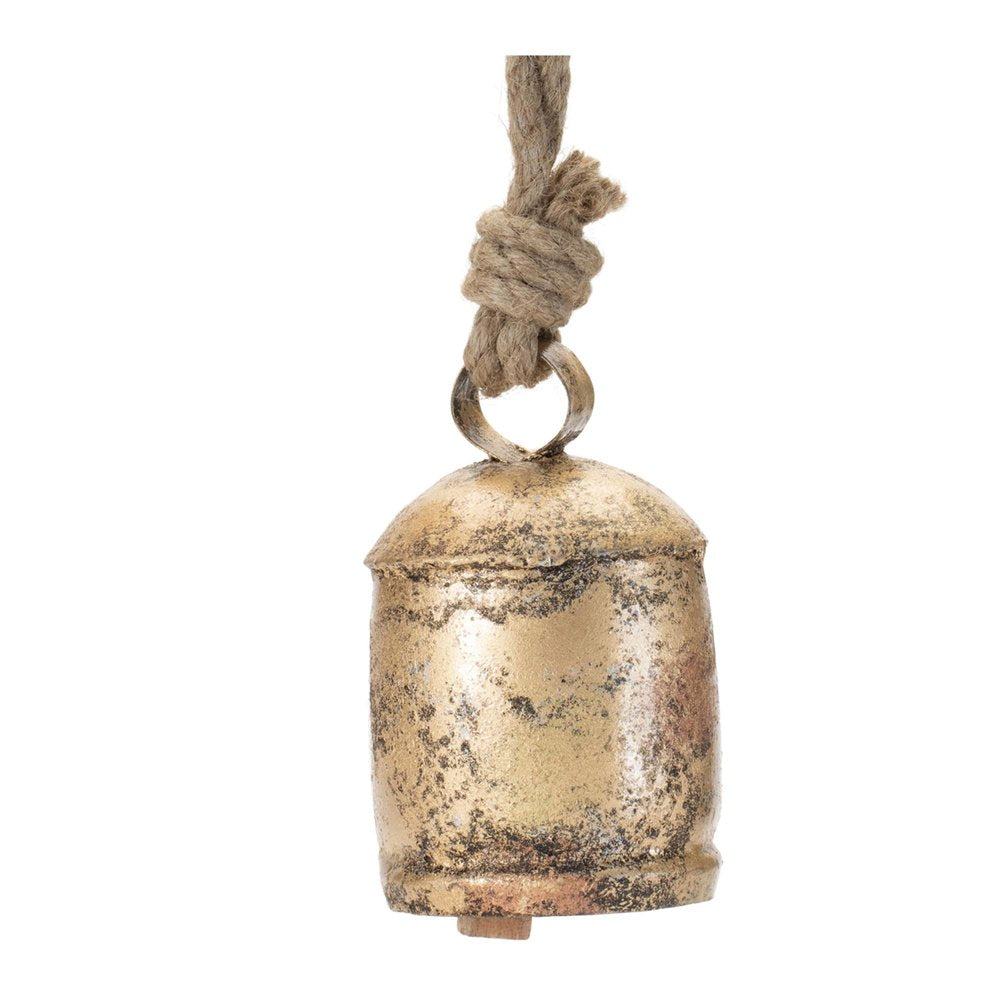 Set of Eight Gold Shatterproof Iron Hanging Figurine Ornaments HomeRoots