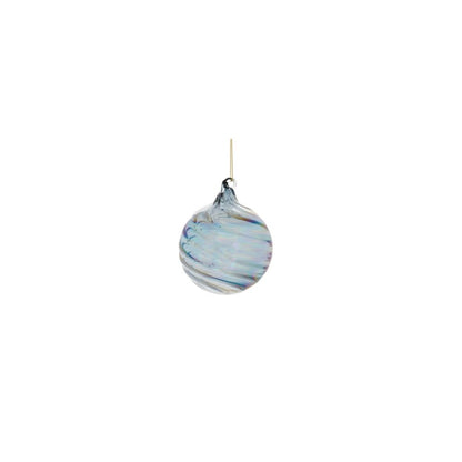 Set of Twelve Blue Glass Hanging Figurine Ornaments HomeRoots