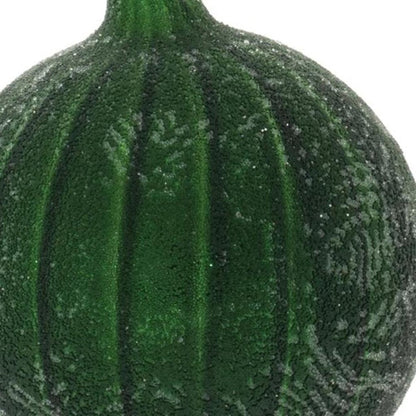 Set of Six Green And Gray Glass Hanging Figurine Ornaments HomeRoots