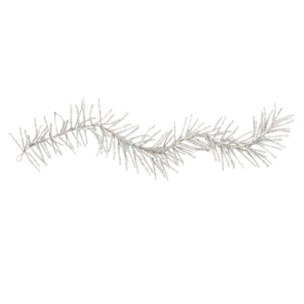 Tinsel Pine Garland 5'L Shatterproof Pick HomeRoots