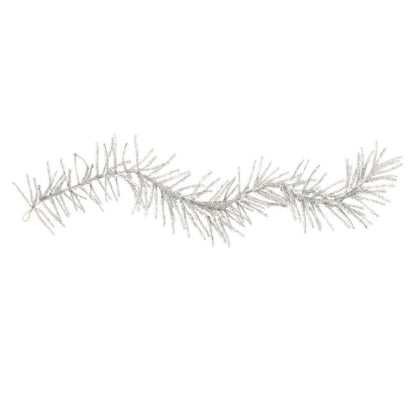 Tinsel Pine Garland 5'L Shatterproof Pick HomeRoots
