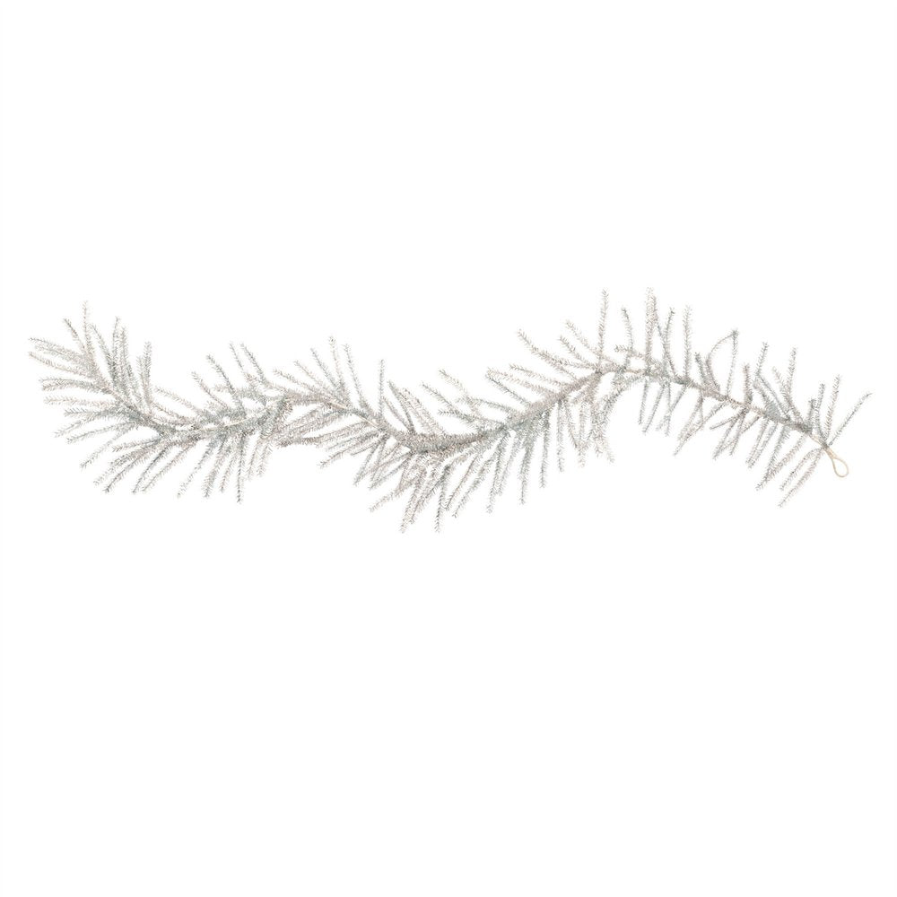 Tinsel Pine Garland 5'L Shatterproof Pick HomeRoots