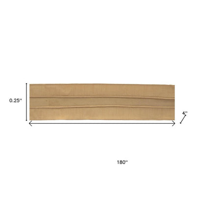 Set of Two Gold Shatterproof Ribbons HomeRoots