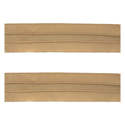 Set of Two Gold Shatterproof Ribbons HomeRoots