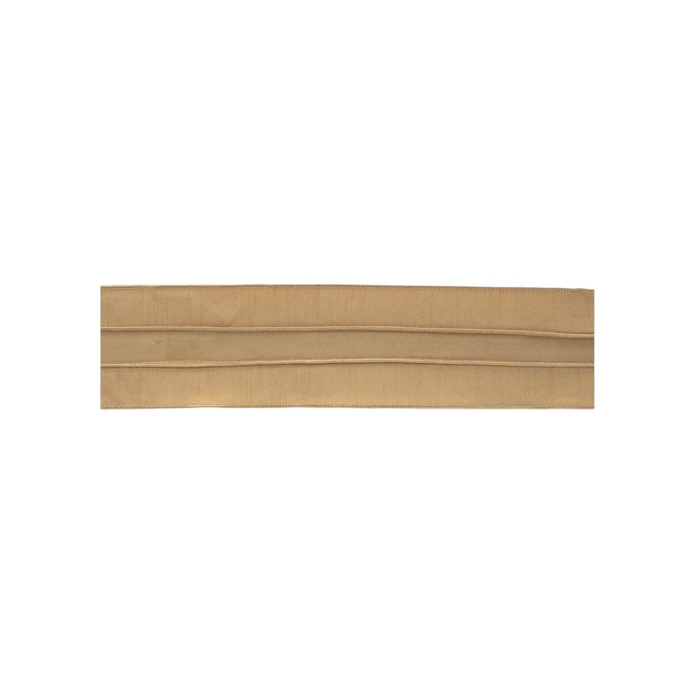 Set of Two Gold Shatterproof Ribbons HomeRoots