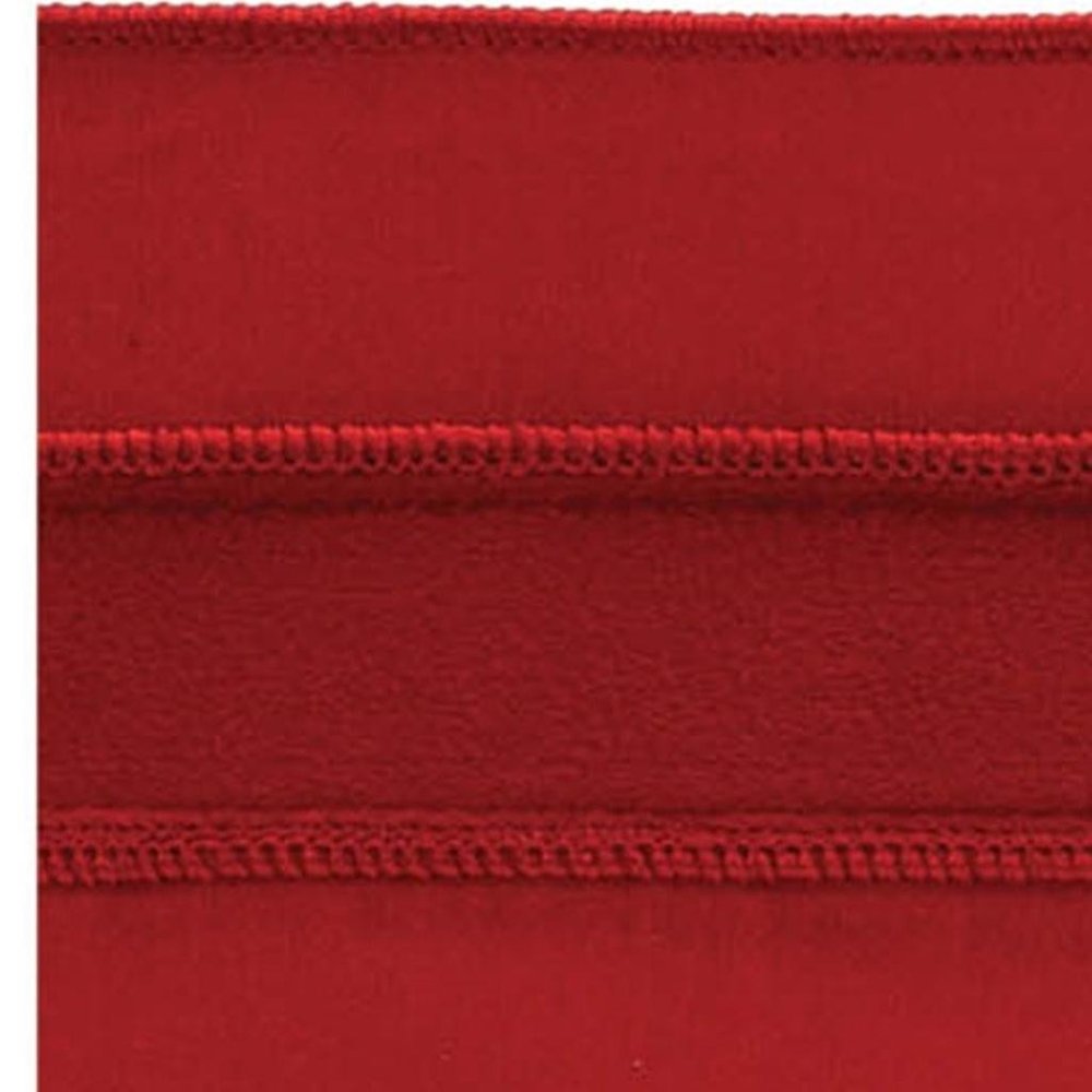 Set of Two Red Shatterproof Ribbons HomeRoots