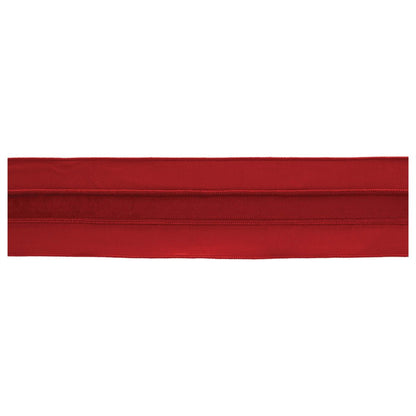 Set of Two Red Shatterproof Ribbons HomeRoots