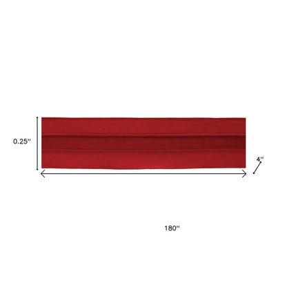 Set of Two Red Shatterproof Ribbons HomeRoots