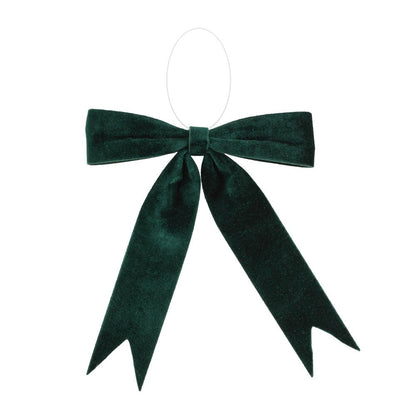 Set of Two Green Shatterproof Bows HomeRoots