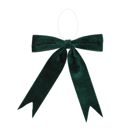 Set of Two Green Shatterproof Bows HomeRoots