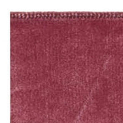 Mauve Red Wired Ribbon 2.5" x 10 Yds. Shatterproof Ribbon HomeRoots