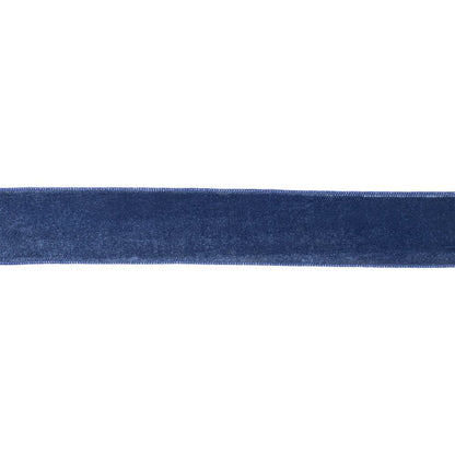 Blue Wired Ribbon 2.5" x 10 Yds. Shatterproof Ribbon HomeRoots