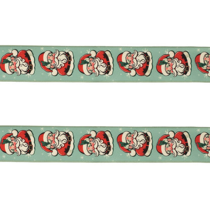 Set of Two Green Red And White Shatterproof Ribbons HomeRoots